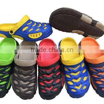 2016 Cheap Fashion EVA Clogs footwear Double Color Garden Sandal Shoes