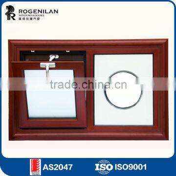 ROGENILAN 108 Series Latest Window Designs Toilet Bottom Hung Window photo-3
