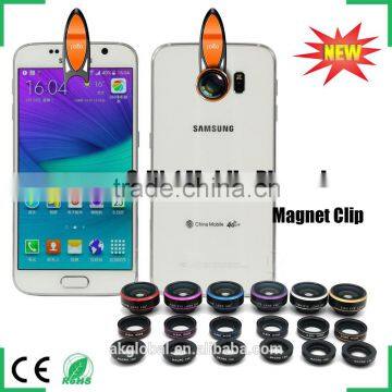 2016 Top Brand Phone Accessories Camera Selfie Lens Kit for iPhone 6S 6 Plus Samsung galaxy s5 s6 s4 huawei p8 htc one m7 m8 m9