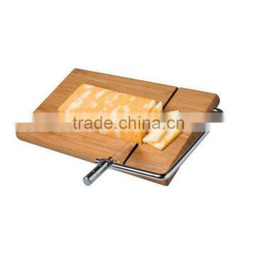 Bamboo Cheese cutting baord with Slicer