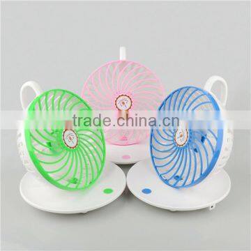 Slide-Proof Plate Coffee Cup Shaped Fan