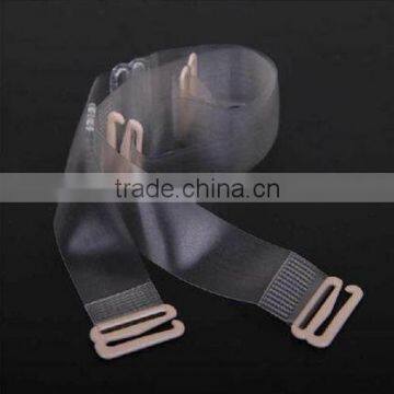 tpu transparent bra strap with nylon coated buckles