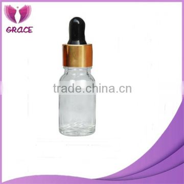 10ml dropper bottle/clear glass essential oil bottle