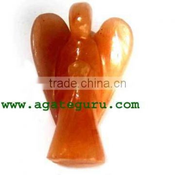 Orange Aventurine Angels : Wholesaler Manufacturer