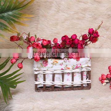 Set of 4 Cut Out Paper Rope Weaved Storage Baskets photo-4