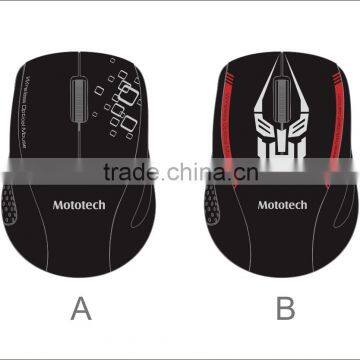 hottest sale ! 2.4G custom wireless usb mouse (Ergonomically designed, comfort grip)