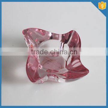 Langxu Colored Hand Painted Cheap Glass Candle Holder for Taper Candles photo-2