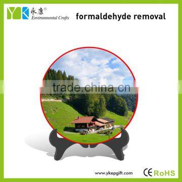 Wholesale cheap home decoration natural scene activated carbon decorative plate crafts