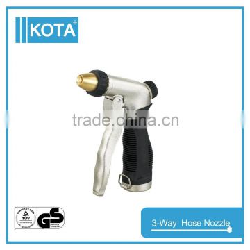 3 Way Zinc Alloy Garden Hose Spray Nozzle