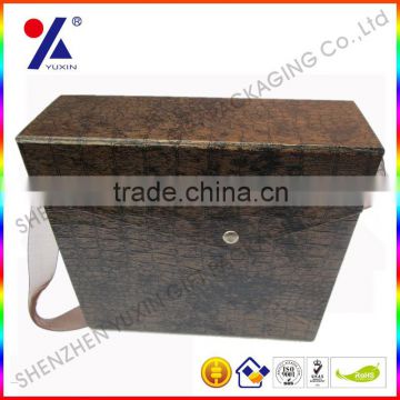 Cardboard box/eco-friendly/ leatherette paper bag/free sample/factory price