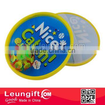 Blue plastic frisbee Throw and Catch LED lighting chuck ball