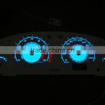 Selling well all over the world auto EL dash board / EL Automobile board / EL auto dashboard gauges