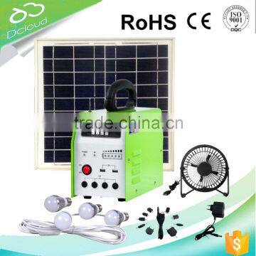 10w solar system with FM radio&MP3 player