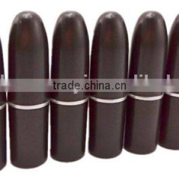 No logo OEM bullet shape lipstick case matte color lipstick black tube packing box