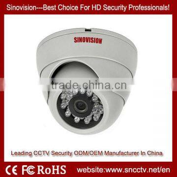 3.6/6mm lens sharp 420tvl plastic IR Dome Camera