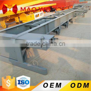 MAOWO Low Price 40ft 3Axle Skeleton Semi Trailer For Hot Sale