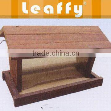 LEAFFY-Red Cedar Wood Bird Feeder BF3101