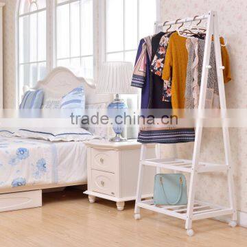 Antique Solid Wood Garment Rack For Bedroom photo-3