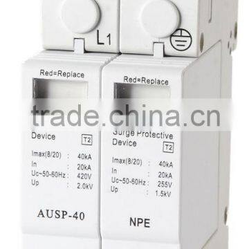 AUSP-40 CE certificate Modualr Electrical 220V Surge Protector