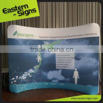 Easy to Install Recyclable Dye Sublimation Tension Fabric Display