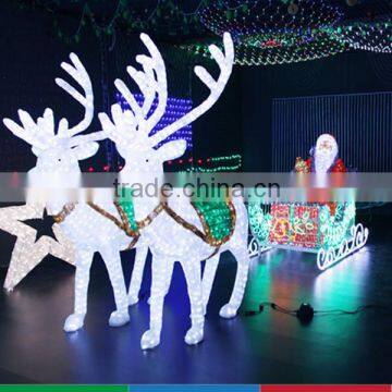 2014 New Deer,Carriage,Santa Claus,Christmas Motif Light