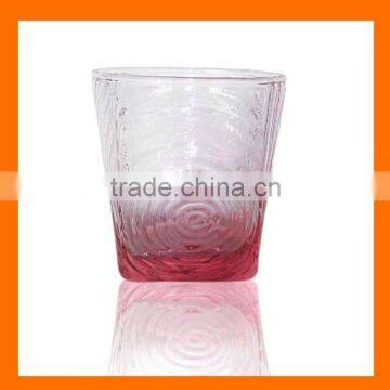 Hand blow colored engraved tumbler,cups,whole sales