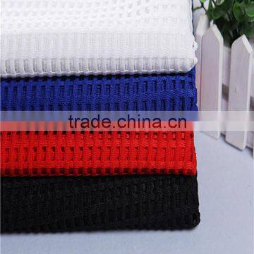 warp knitting 100% polyester square net fabric for athletic apparel