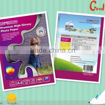 Good absorbency A4 200g glossy photo paper