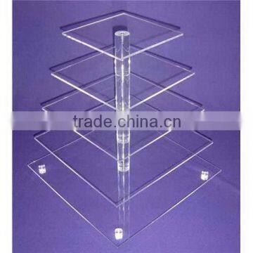 Alibaba china classical acrylic cake stands with lights