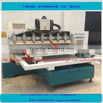 china 4 axis rotary cnc wood router machine /cnc engraver machine