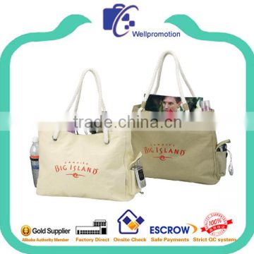 New design fashion cheap promotional cotton canvas tote bag