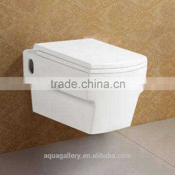 Soft Closing Seat Cover Hidden Tank Wall Hung Toilet