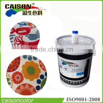 Polyester printing binder for pigment printing