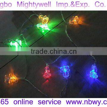 Tiny Bear LED String Light Twinkle Light Curtain Light Decorative Festival Party Event Accessory Solar Powered Rope Light photo-3