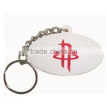 Fashion gift soft pvc/silicone keychain for gift promotion