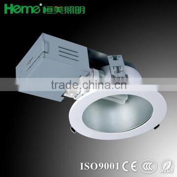 6" PC trim horizontal recessed downlighting with 200mm diameter 185mm cut out