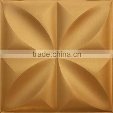 2016New Luxury Soft Leather Carved 3D Wall Paneling/ Wallpapers/fire Resistant Decorative Wall Panel photo-3