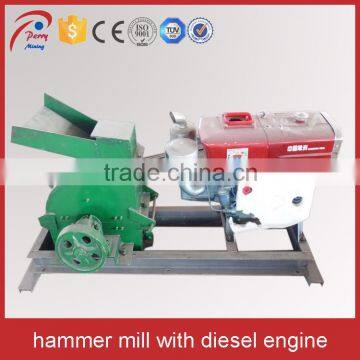 Diesel Engine 200*500 Mini Laboratory Hammer Mill for Sale