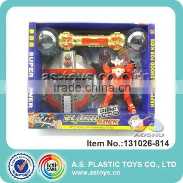 2014 New Product Super Cool B/O Flash Stick Toy For Children