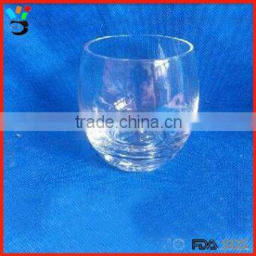 Personalized Size Novelty Design Stemless Whiskey Glass Handmade Iceberg Glass Cup