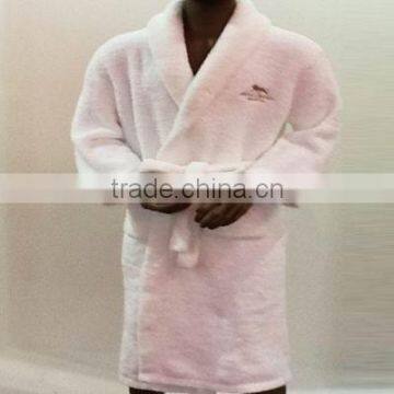 Chenille Bathrobe White Hotel 5 Star Robe Luxury Bathrobe