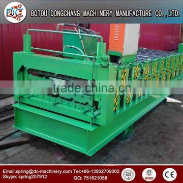 Steel metal roofing sheet double layers cold roll forming machine