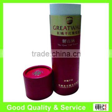 For Red Wine Round shaped paper box