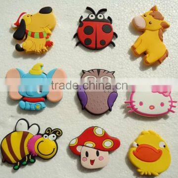 3d customized good quality pvc fridge magnet