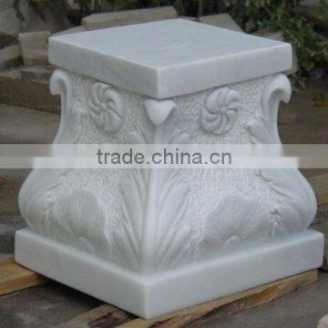 Royal Manor Design Natural Stone Granite Marble Column Base photo-3