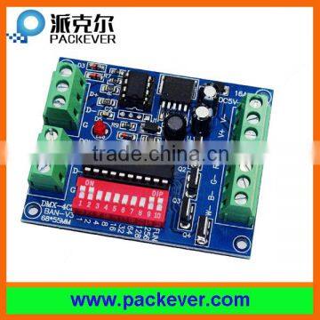 2 years warranty DC 5V-24V 4 channels RGBW DMX512 LED decoder