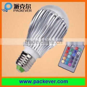 2 years warranty AC 110V 220V 9W E27 RGB LED bulb