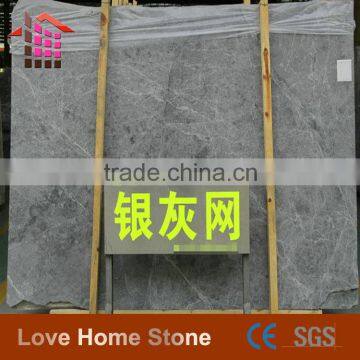  Hot Sale Silver Net Grey Marble Tile