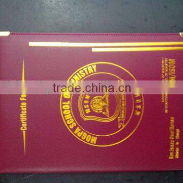 leather Diploma,Certification folder