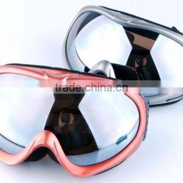 2013 custom logo photochromic ski goggles